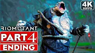 BIOMUTANT ENDING Gameplay Walkthrough Part 4 [4K 60FPS PC] - No Commentary (FULL GAME)