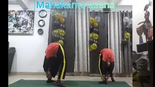 How to do mahakarna asana/Tutorial/ Balance and Bliss with Koohoo 