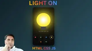 Smart Bulb App Using HTML CSS JavaScript 🔥 | With  Animation | Beginner Project