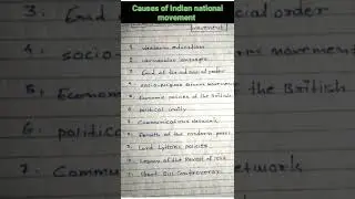 UPSC shorts #shorts #history #indiannationalmovement # Causes of Indian national movements 🖋️🥳