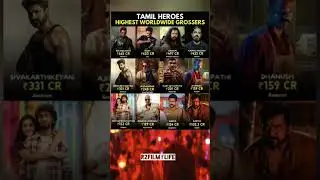 Highest Worldwide Grossers of Tamil Heroes #higest #movieupdates #indiancinema #movie #2026