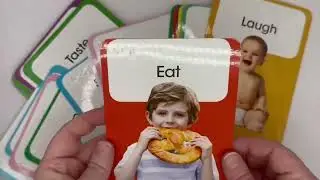 Learning Flash Cards (Brailled) - Action Words, By Blind in Mind