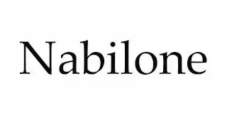 How to Pronounce Nabilone