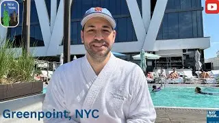 A stay at The William Vale Hotel in Brooklyn and dinner at Westlight NYC rooftop bar