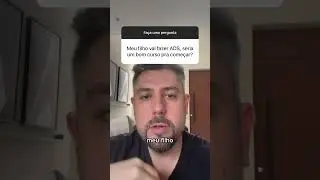 ADS é um bom curso para seu filho?#programacao
