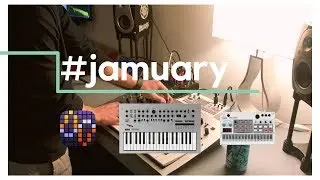 Live Jamming w/ Xynthesizr + Minilogue + Volca Sample (Deep Tech House type jam)