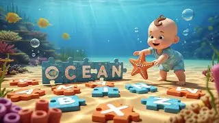 Alphabet Ocean Puzzle 🌊🔤   Learn ABC and Letters for Kids   Preschool Educational Video