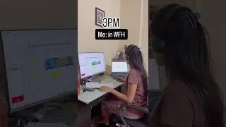 Office Work from home(WFH) #office #relatable #officelife #wfh #shortsviral #reels #fun #funny