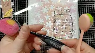 A cat card! Using the Fabulous Cat Capers stamp set from Funky Fossil Designs