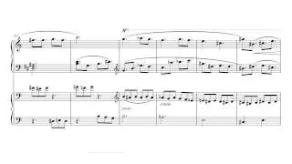 Daniel Perttu - Toccata for Piano Duet [with score]