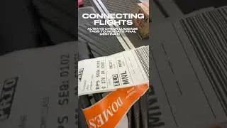 Importance of Luggage Tag!! espcially for connecting flight #foryou #travel #travelvlog #traveltips