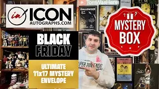 Открываем загадочный конверт Icon Autographs Black Friday Ultimate 11x17 &mdash; 20 подписанных постеро...
