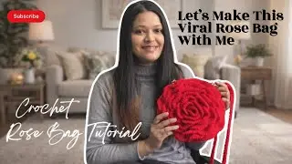 Crochet Tutorial For Viral Rose Bag 🌹|Start To Finish | Handmade | Crochet By Neetu