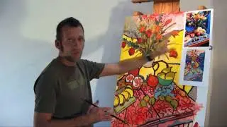 Angus Wilson the paintings process