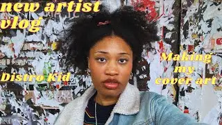 Releasing My EP with DistroKid + Designing the Cover Art from Scratch!| almost daily vlog #12
