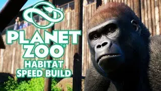 Building a Western Lowland Gorilla Habitat | Planet Zoo