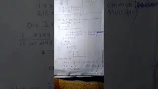 Method of LCM and it's proof also