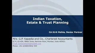 Indian Estate & Trust Planning Seminar