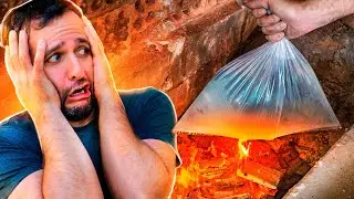 Apagar BRASA QUENTE com SACO DE ÁGUA funciona mesmo?