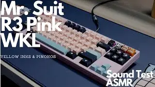 Mr.Suit | Gateron Yellow Inks & Pinokos | Aluminum Plate | IFK Comfy | Sound Test | ASMR