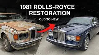 1981 Rolls Royce Full Restoration | From Barn Find to British Luxury Revival