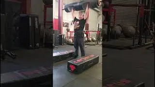 91kg (200.2lbs) log press