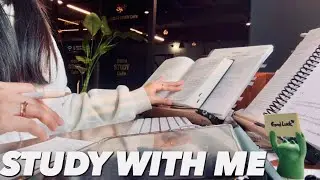 ⭐️10-HOUR Study With Me | lofi Music & real background noise ,Deep foucs, No break