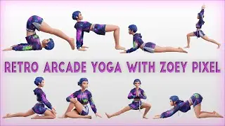 RETRO ARCADE YOGA WITH ZOEY | Yoga for Relaxation & Flexibility | Zoeychan
