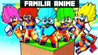 Sobreviviendo en UN BLOQUE de ANIME en Minecraft!