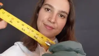 ASMR Whispered Face Examination (Lights, Measuring, Photographing)