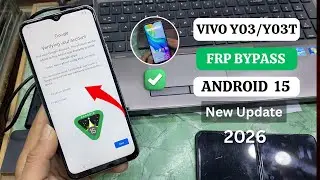 Vivo Y03 FRP Bypass Android 15 | No PC | No Activity Launcher | 100% Working Method! 2026
