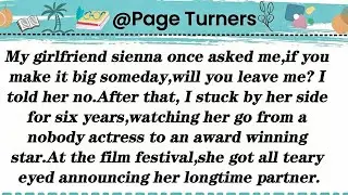 My girlfriend sienna once asked me,if you make it big someday