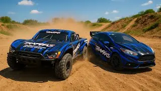 TRAXXAS Rally Fiesta & Slash BEAST MODE At the dirt!!! Epic Show with Rayn