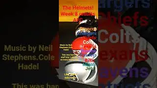 The Pittsburgh Steelers Inflatable Helmet speaks! week 8 results AFC. NFC up in a bit.