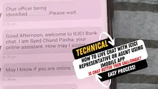 How to Live chat with ICICI Representative or Agent using iMobile App | Contact ICICI Customer Care