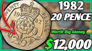 1982 UK 20 PENCE RARE COINS WORTH THOUSAND OF DOLLAR