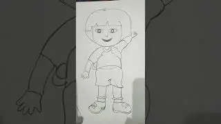 Easy Pencil Drawing #dora #viral