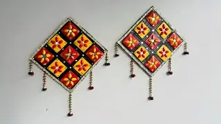 Diwali Special Decorative Item 😍 || Wall hangings #diy #diwalispecial #trending #decoration #craft