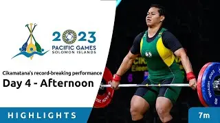 Aussie weightlifter produces record-breaking performance | 2023 Pacific Games