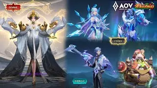 AOV New Skin Ilumia, Yue, Y'bneth, TeeMee, Thorne | AOV &times; HoK | Codex Xeniel | Valor Pass