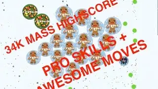 34 MASS HIGHSCORE! Awesome moves and pro skils | w/ KinGDerp