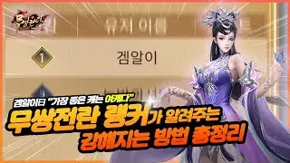 [무쌍전란] 무쌍전란에서 1등해봤습니다. 육성법과 컨텐츠 총정리!