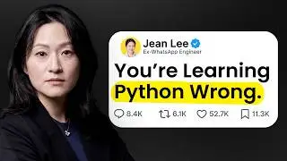 How I Would Learn Python FAST (if I could start over)