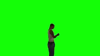 CJ Eating Food - Green Screen (Free)
