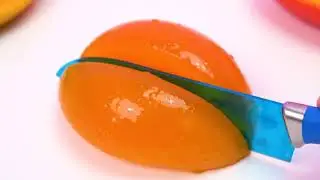 Mango Jelly #foryou  #asmr #oddlysatisfying #relaxingsounds #sliceasmr #viral #foryou #viralshort