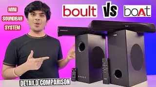 Comparison Between Boat Aavante Bar A1040 & Boult Bassbox X60 Soundbar System | Best Mini Soundbar