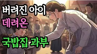 국밥집 과부“불쌍해서 데려왔을 뿐인데” 그날 이후 손님이 줄을 섰다 | 야담 | 옛날이야기 |조선야담 |국밥집 | 과부 | 천재 아이 | 시니어롱폼 | 민담 | 감동스토리