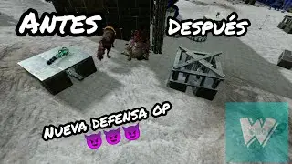 Nueva defensa de torretas en cimiento full blindadas!!! | ARK MOBILE | WALL3RIC