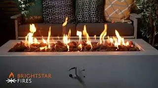 Titan Zinc Gas Fire Pit Table &ndash; Brightstar Fires