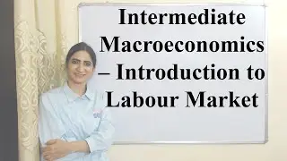 Intermediate Macroeconomics &ndash; Introduction to Labour Market